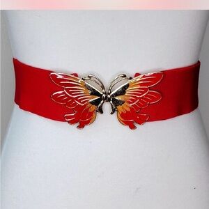 Red Butterfly Belt